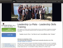 Tablet Screenshot of leadershiplaplata.com